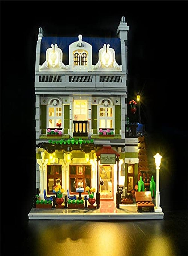 GEAMENT LED Light Kit for Creator Expert Parisian Restaurant - Compatible with Lego 10243 Building Bricks Model (Model Set Not Included) - Image 1
